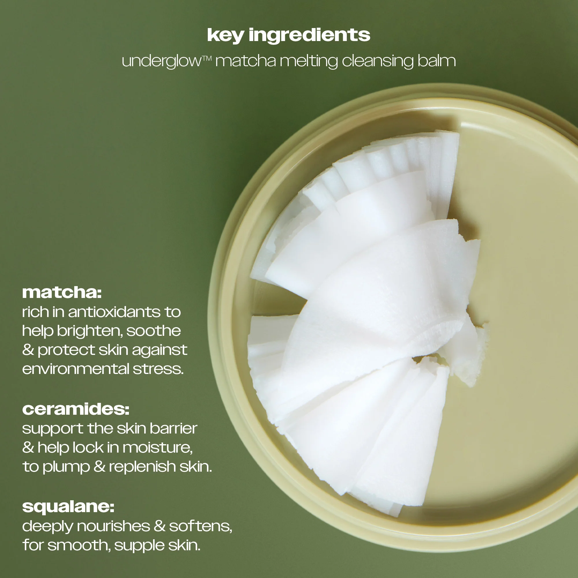 Underglow™ Matcha Melting Cleansing Balm - Image 6