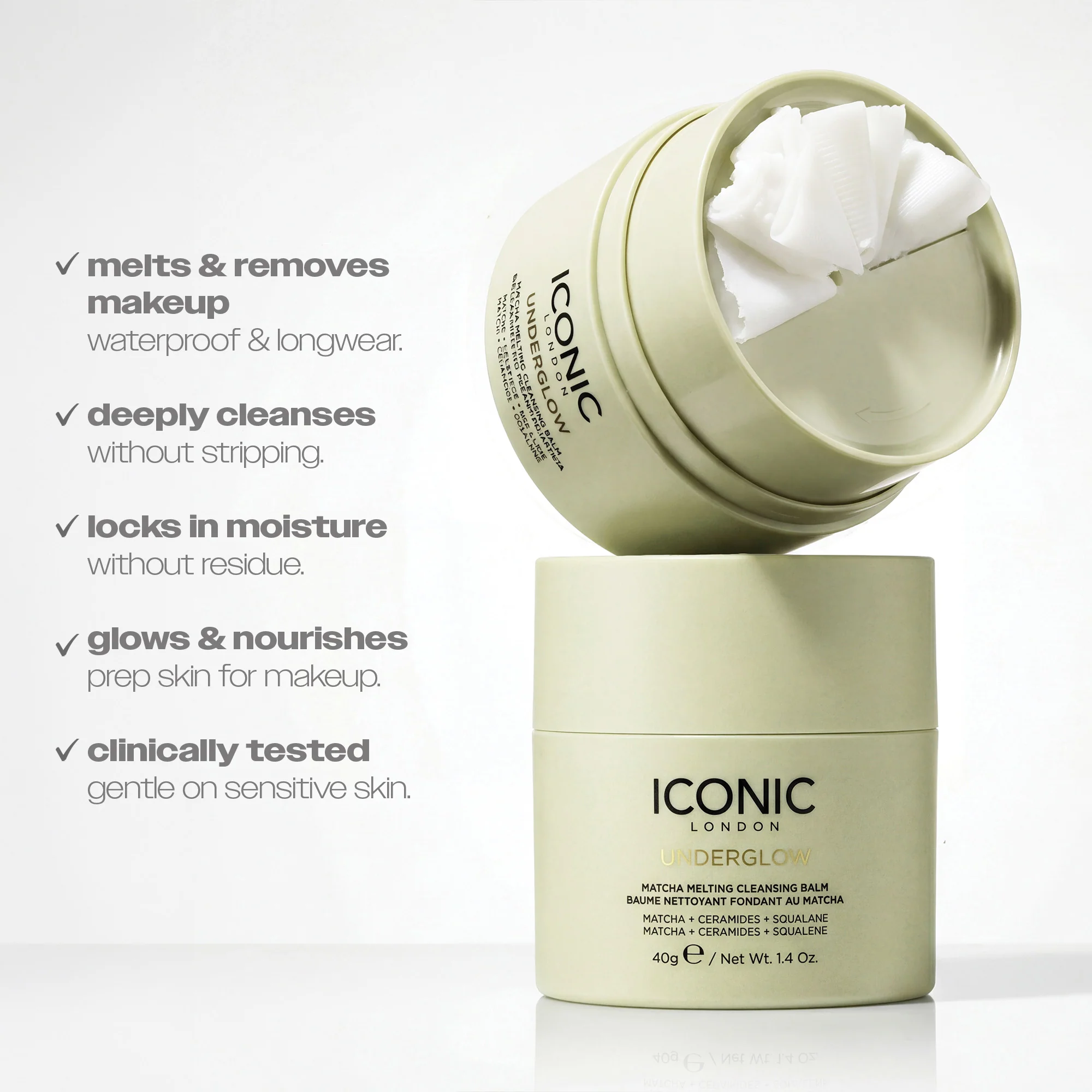 Underglow™ Matcha Melting Cleansing Balm - Image 7